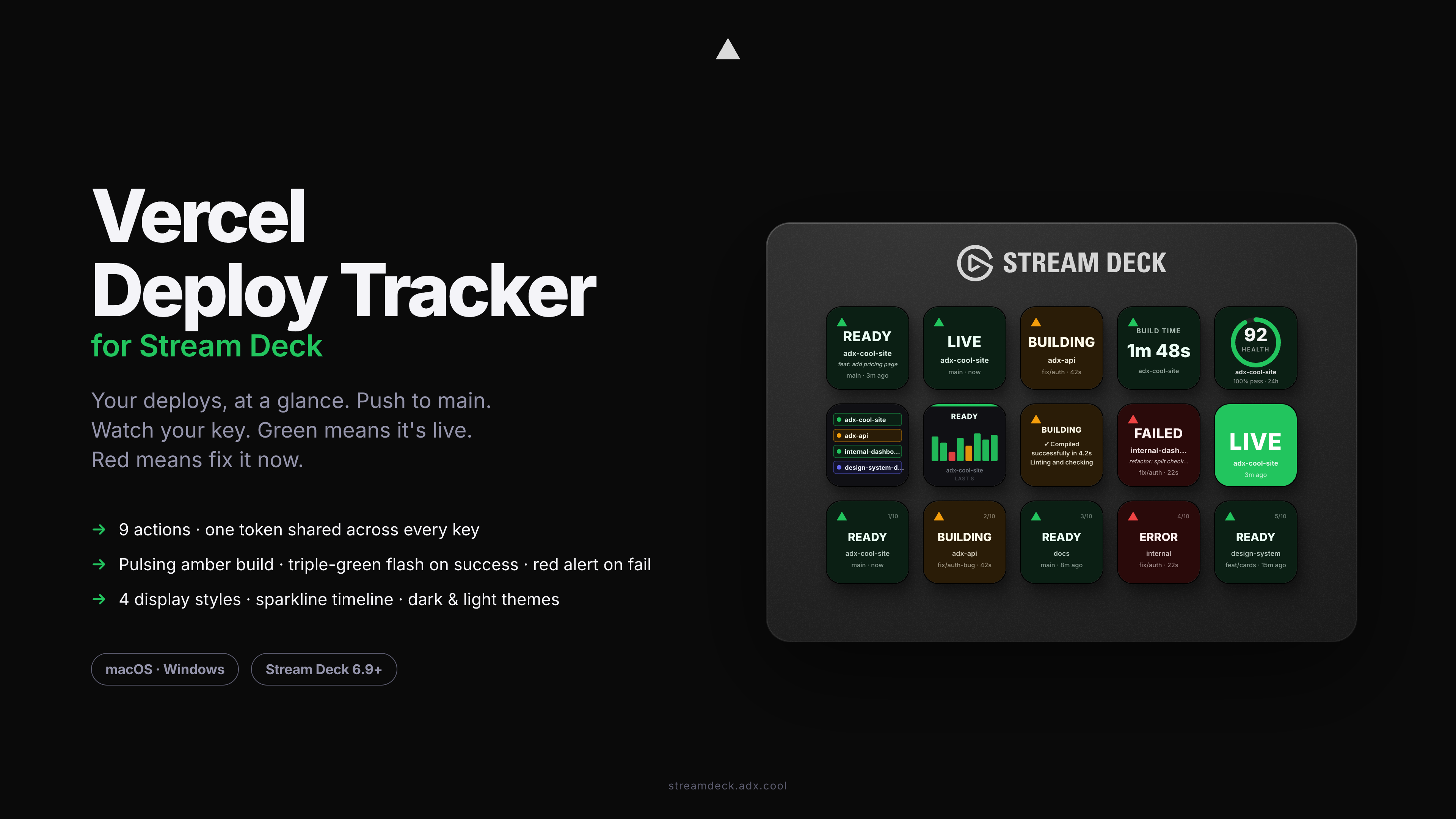 Vercel Deploy Tracker preview